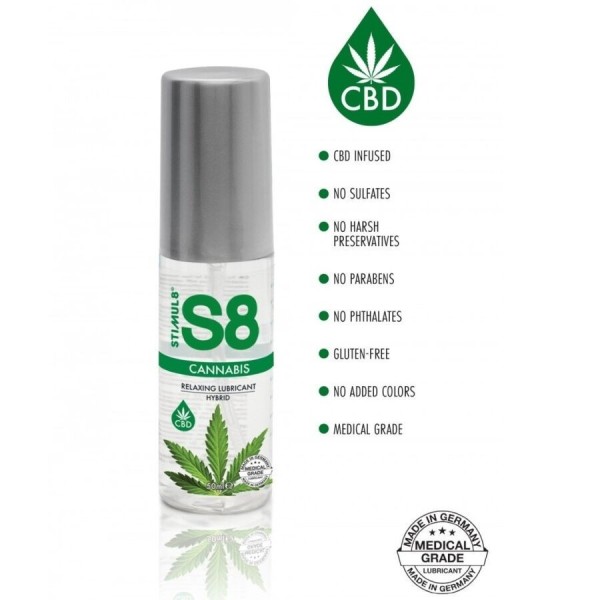 STIMUL8 - LUBRIFIANT HYBRIDE AU CANNABIS S8 50 ML STIMUL8