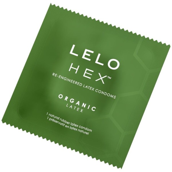 LELO - HEX BOÎTE DE PRÉSERVATIFS BIOLOGIQUES 3 UNITÉS LELO