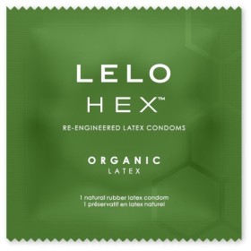 LELO - CAJA HEXAGONAL DE CONDONES ORGÁNICOS 36 UNIDADES LELO