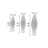 TOYJOY - JUEGO ANAL RIMMER DEDO DE 3 PIEZAS TRANSPARENTE TOYJOY