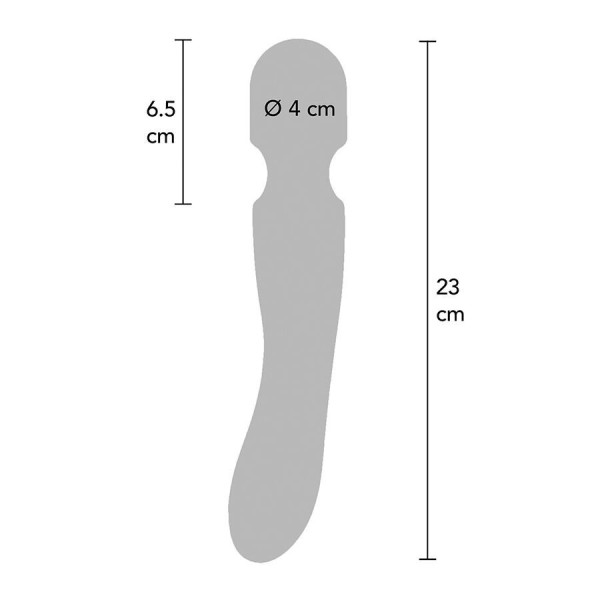 TOYJOY - BAGUETTE DE MASSAGE ZENITH LIGHT NOIRE TOYJOY