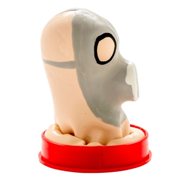 CONDOMERIE - PRÉSERVATIFS FANTAISIE PEINTS À LA MAIN MASQUE À GAZ CONDOMERIE