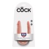 KING COCK - GODE DOUBLE PÉNÉTRATION 12.7 CM NATUREL KING COCK
