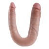 DILDO DOBLE PENETRACION 17.8 CM NATURAL KING COCK - Penes realist