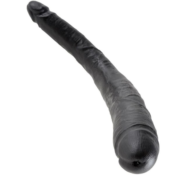 KING COCK DILDO DOBLE NEGRO 40.6 CM KING COCK - Doble Pene