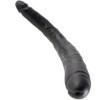 KING COCK DILDO DOBLE NEGRO 40.6 CM KING COCK - Doble Pene