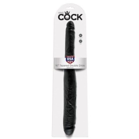 KING COCK DILDO DOBLE NEGRO 40.6 CM KING COCK - Doble Pene
