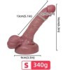 ARMONY - DILDO REALISTA DE SILICONA LÍQUIDA 13 CM DILDOS ARMONY
