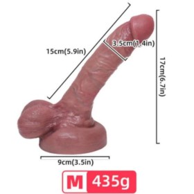 ARMONY - GODE RÉALISTE EN SILICONE LIQUIDE 15 CM ARMONY DILDOS