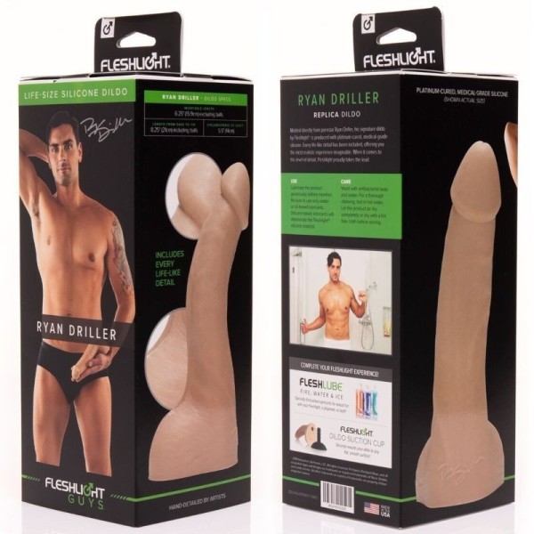 FLESHJACK - GODE RYAN DRILLER 21 CM FLESHJACK - Acteurs Pénis