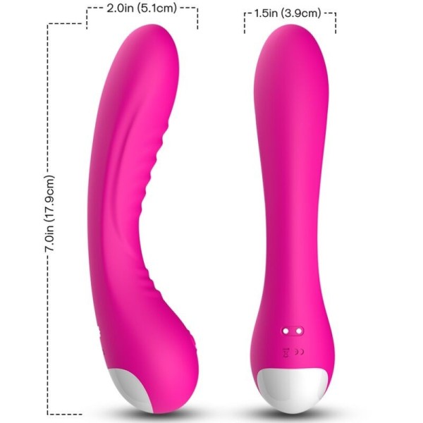 ARMONY - LEGEND VIBRADOR DE SILICONA FUCSIA VIBRADORES ARMONY