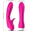 ARMONY - VIBRATEUR ROMANCE AVEC STIMULATEUR FUCHSIA ARMONY VIBRATORS
