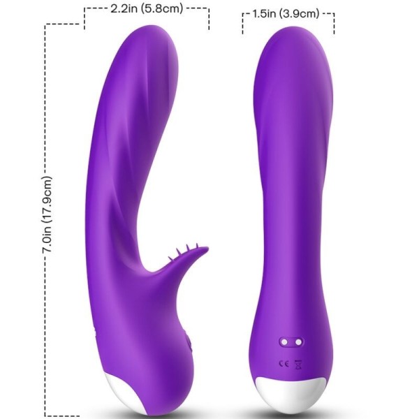 ARMONY - VIBRATEUR ROMANCE AVEC STIMULATEUR VIOLET ARMONY VIBRATORS