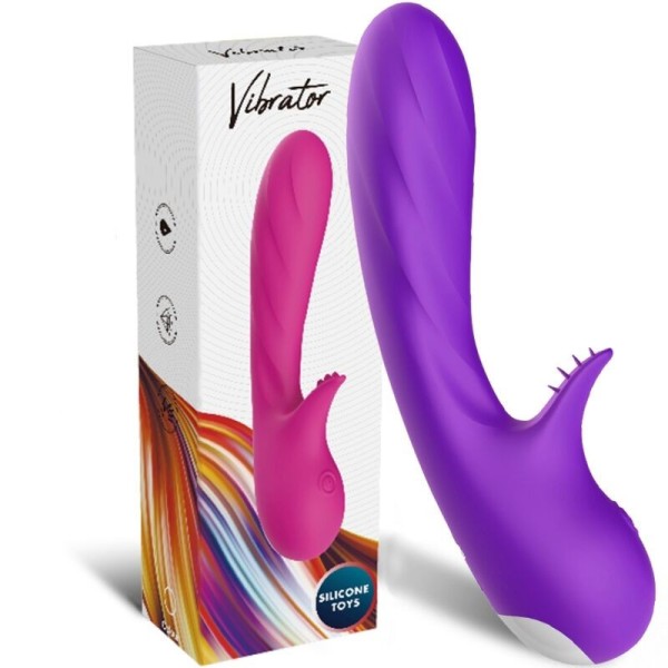 ARMONY - VIBRADOR ROMANCE CON ESTIMULADOR MORADO ARMONY VIBRADORE