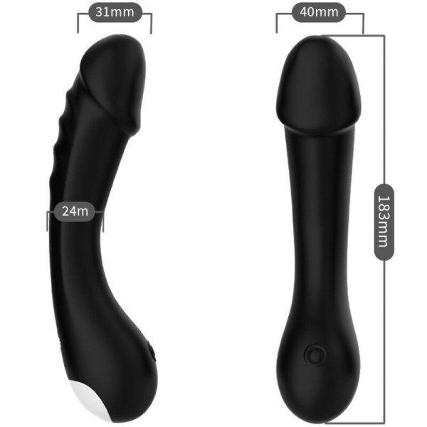 ARMONY - GODE VIBRATEUR POINT G SILICONE NOIR ARMONY VIBRATORS