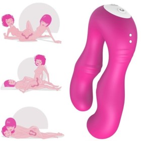 ARMONY - VIBRADOR DE CONTROLE REMOTO DUPLO SERAPH VIBRADORES ARMONY FÚCSIA