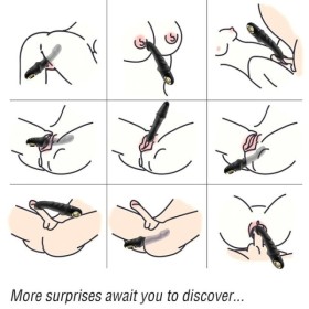 ARMONY - VIBRADOR ROTATIVO JOYBLADE PRETO DILDO VIBRADORES ARMONY