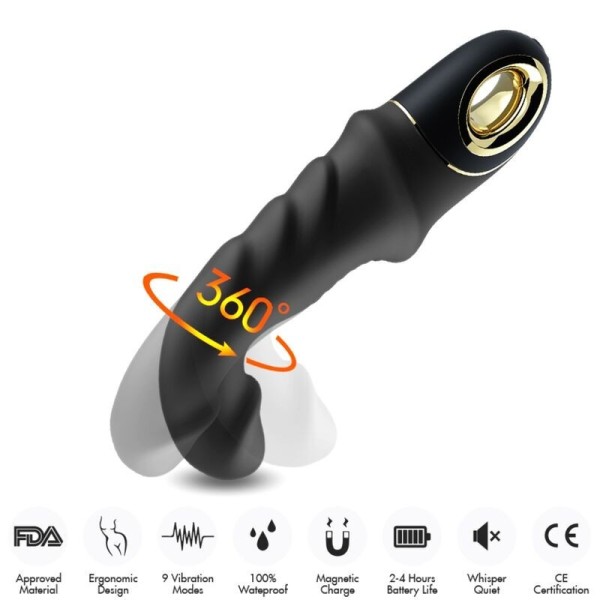 ARMONY - JOYBLADE GODE VIBRATEUR ROTATEUR NOIR ARMONY VIBRATORS