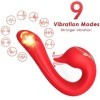 ARMONY - VIBRATEUR DELFIN MULTIPOSITION & EFFET CHALEUR ROUGE ARMONY VIBRATORS