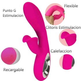 ARMONY - VIBRADOR DARO E ESTIMULADOR DE ANEL DE PUXAÇÃO VIBRADORES ARMONY FÚCSIA