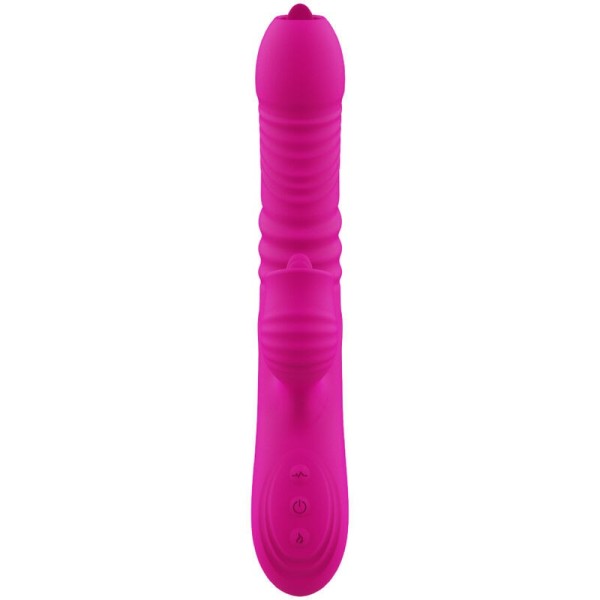 ARMONY - VIBRATEUR MULTIFONCTION DOUBLE LANGUE FANNY EFFET CHALEUR FUCHSIA ARMONY VIBRATORS