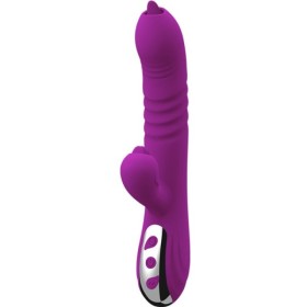 ARMONY - VIBRADOR MULTIFUNCIONAL DE LÍNGUA DUPLA DE FADA VIBRADORES DE EFEITO CALOR ROXO ARMONY