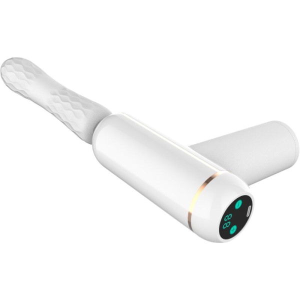 ARMONY - FKING MACHINE VIBRADOR AJUSTABLE Y AUTOMATICO BLANCO VIB