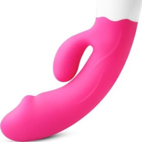 ARMONY - VIBRADOR E ESTIMULADOR RECARREGÁVEL HAPPY VIBRADORES ARMONY FÚCSIA