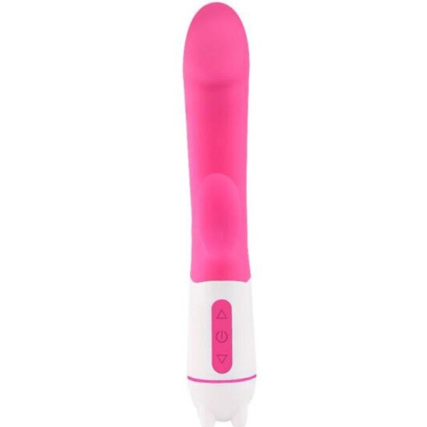 ARMONY - VIBRADOR E ESTIMULADOR RECARREGÁVEL HAPPY VIBRADORES ARMONY FÚCSIA