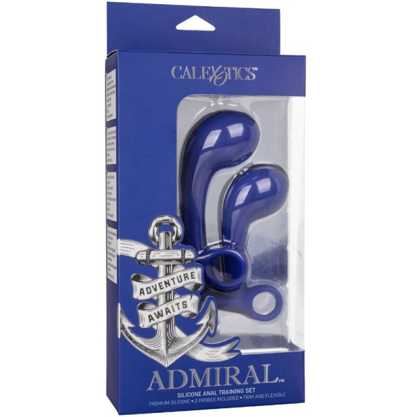 CALEXOTICS - ADMIRAL SET 2 PLUG ANAL BLEU CALEXOTICS - Bouchons anaux