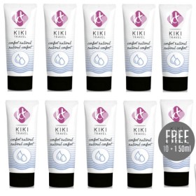 KIKÍ TRAVEL - CONFORT LUBRIFIANT NATUREL 50 ML 10 + 1 GRATUIT KIKÍ TRAVEL