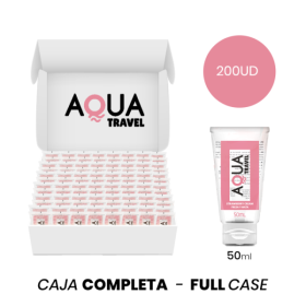 MOQ 200 - AQUA TRAVEL LUBRIFIANT À BASE D''EAU SAVEUR CRÈME DE FRAISE AQUA TRAVEL - 50 ML AQUA TRAVEL