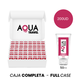 MOQ 200 - AQUA TRAVEL LUBRIFIANT À BASE D''EAU SAVEUR FRAMBOISE SAUVAGE - 50 ML AQUA TRAVEL