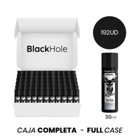 MOQ 192 - BLACK HOLEGEL TROU NOIR BASE SILICONE DILATATION ANALE 30 ML BLACK HOLE