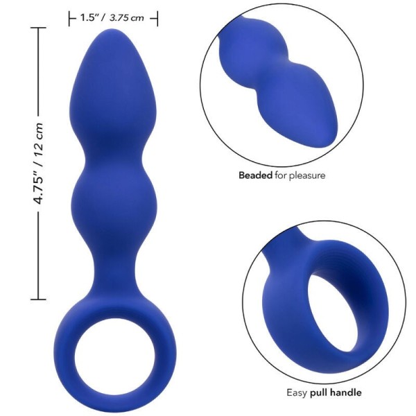 CALEXOTICS - ADMIRAL ADVANCED ANAL PLUG AZUL CALEXOTICS - Plugs a