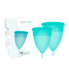STERCUP - COPA MENSTRUAL DE SILICONA FDA TALLA S + L STERCUP AGUA