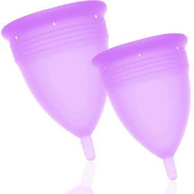 STERCUP - COPA MENSTRUAL DE SILICONA FDA TALLA S + L STERCUP LILA