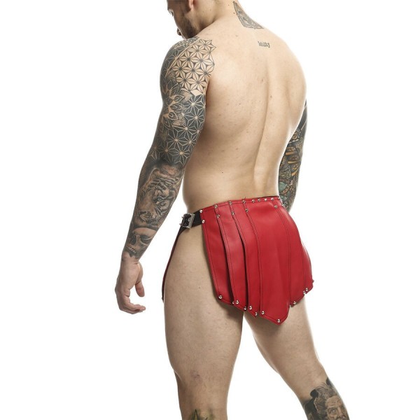 MOB - JUPE ROMANDA ROUGE DNGEON TAILLE UNIQUE MOB - Lingerie homme