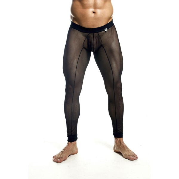 MOB - MEDIAS NEGRAS TRANSPARENTES TALLA S MOB - Lencería masculin