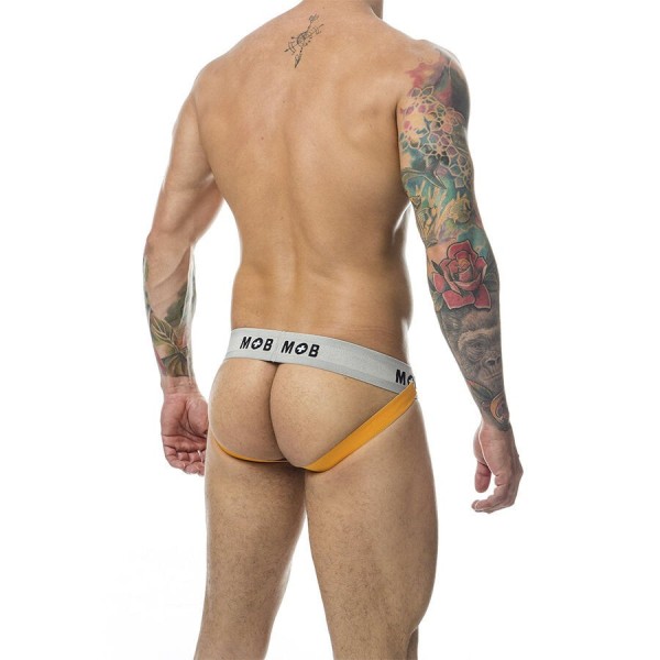 MOB - JOCK CLASSIQUE À RAYURES ORANGE TAILLE XL MOB - Jockstraps