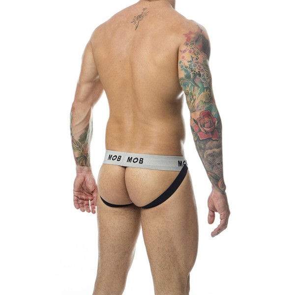 MOB - JOCK BLANC À RAYURES CLASSIQUES TAILLE M MOB - Jockstraps