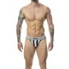 MOB - JOCK BLANC À RAYURES CLASSIQUES TAILLE S MOB - Jockstraps