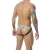 MOB - JOCK BLANC À RAYURES CLASSIQUES TAILLE XL MOB - Jockstraps