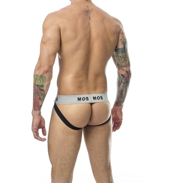 MOB - JOCK BLANC À RAYURES CLASSIQUES TAILLE XXL MOB - Jockstraps