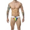 MOB - JOCK CLÁSICO RAYAS ARCO IRIS TALLA L MOB - Suspensorios