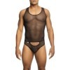 MOB - BODY NEGRO TRANSPARENTE TALLA L/XL MOB - Camisetas de hombr