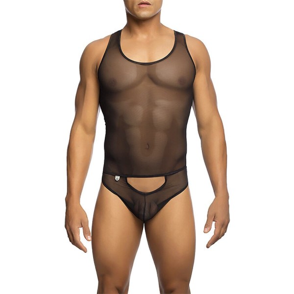 MOB - BODY TRANSPARENT NOIR TAILLE S/M MOB - T-shirts pour hommes