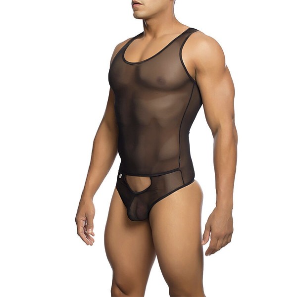 MOB - BODY NEGRO TRANSPARENTE TALLA S/M MOB - Camisetas de hombre