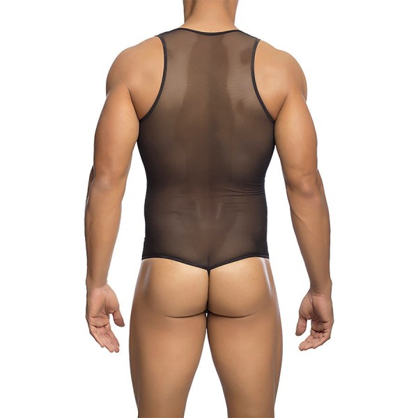MOB - BODY NEGRO TRANSPARENTE TALLA S/M MOB - Camisetas de hombre