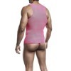 MOB - BODYSUIT ROSA TRANSPARENTE TAMANHO L/XL MOB - Camisetas masculinas